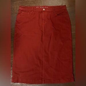 Nuggles Colored Denim Skirt